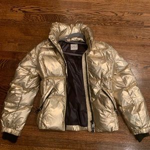 SAM coat. Size 14. Some pedaling of color on the back shoulder